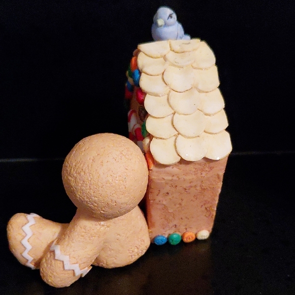 Sarah's Attic Gingerbread House with Gingerbread Man Figurine - Picture 2 of 5